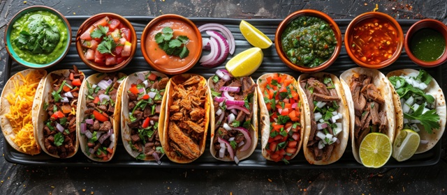 Delicious Variety of Tacos
